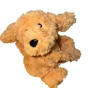 Warmies Golden Lab Puppy Plush Unisex Small Tan Excellent Microwavable Weighted